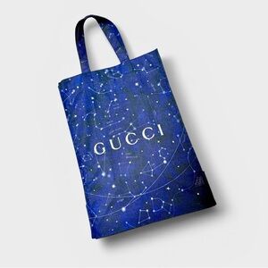 Gucci NWOT Limited Edition Constellation Zodiac Astrology Night Star Tote Bag